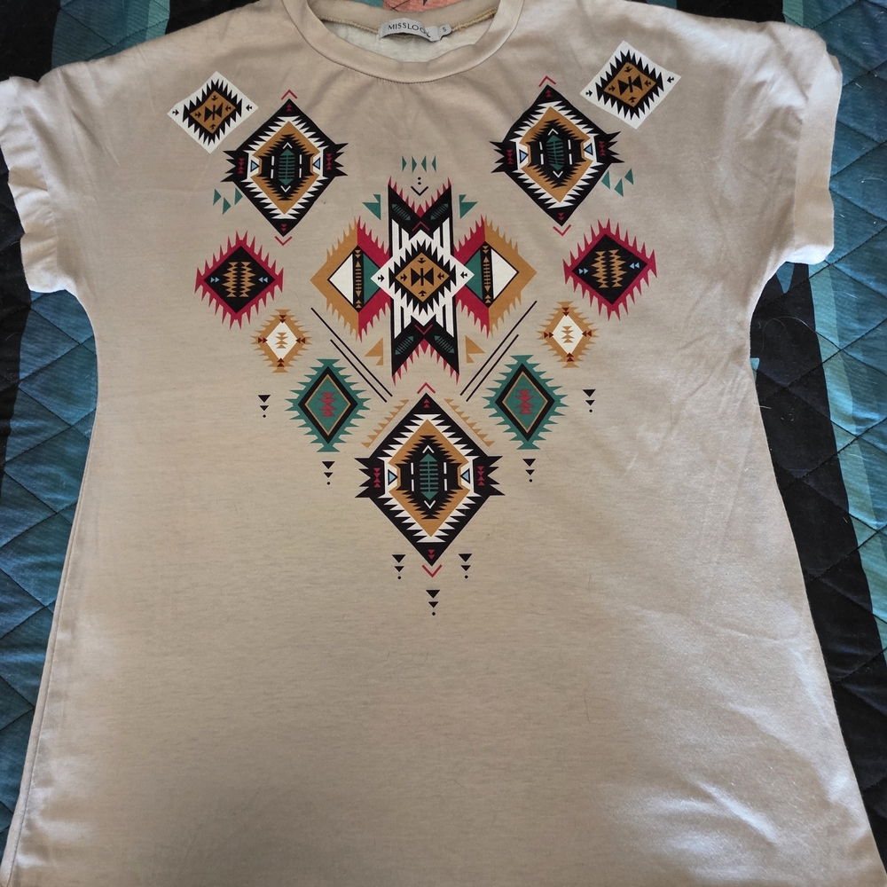 MISSLOOK Beige Casual T-Shirt